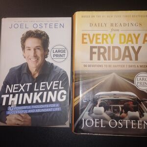 Joel Osteen Book Set - Next Level Thinking & Every Day a Friday